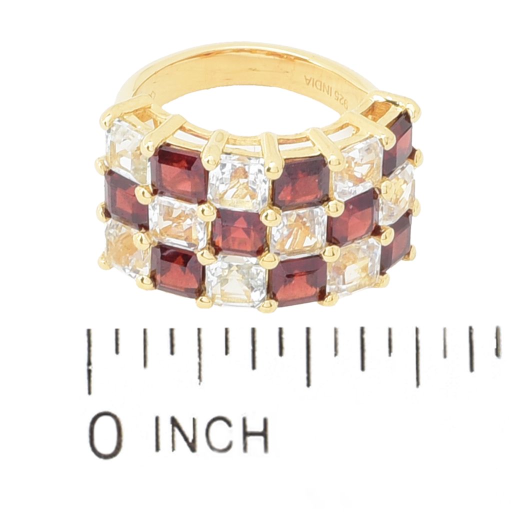 gem-treasures-18k-vermeil-8-19ctw-garnet-white-topaz-triple-row-ring