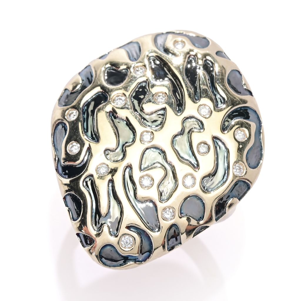 darte-14k-leopard-gold-0-14ctw-burnished-diamond-freeform-ring