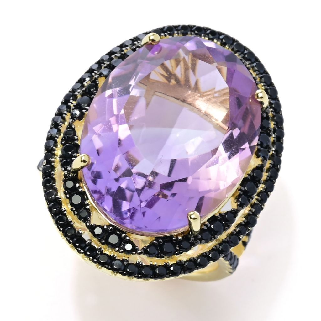 18k-gold-plated-choice-of-20x15mm-oval-gemstone-black-spinel-statement-ring