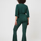 Leota Women's Gabby Geo Print Jumpsuit Green