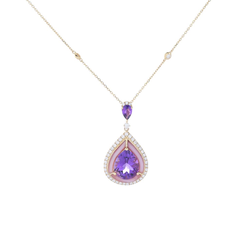 cirari-14k-gold-6-30ctw-amethyst-mother-of-pearl-diamond-pendant-w-chain