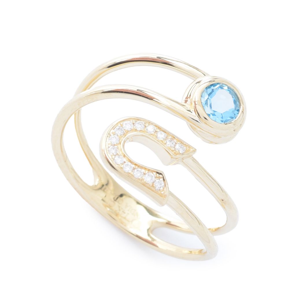 cirari-14k-gold-0-38ctw-swiss-blue-topaz-diamond-safety-pin-wrap-ring