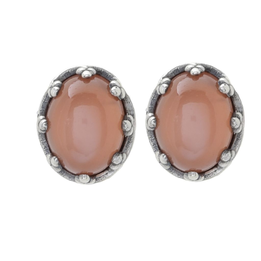 artisan-silver-by-samuel-b-choice-of-9x7mm-oval-gemstone-stud-earrings