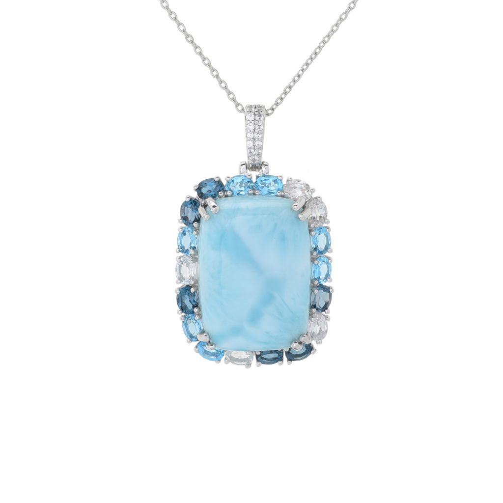 gem-treasures-22x16mm-larimar-multi-topaz-halo-pendant-w-chain