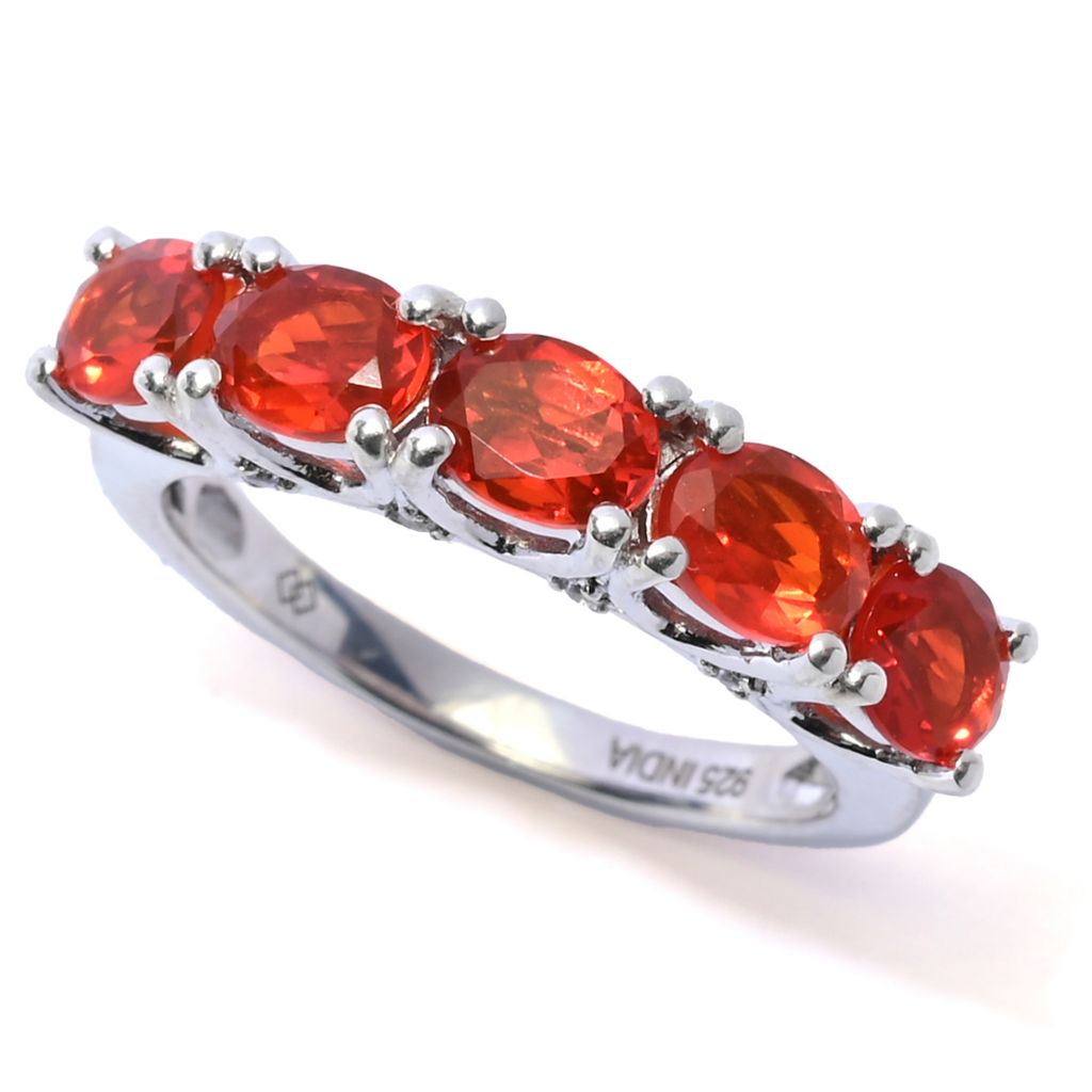 gem-treasures-1-14ctw-crimson-fire-opal-white-zircon-5-stone-ring