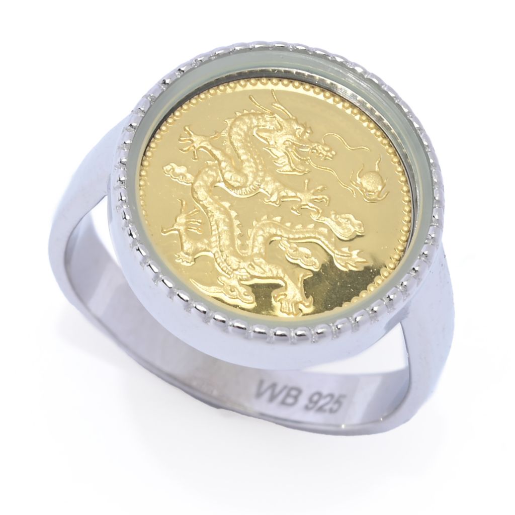 lambert-cheng-sterling-silver-24k-gold-leaf-choice-of-design-milgrain-coin-ring