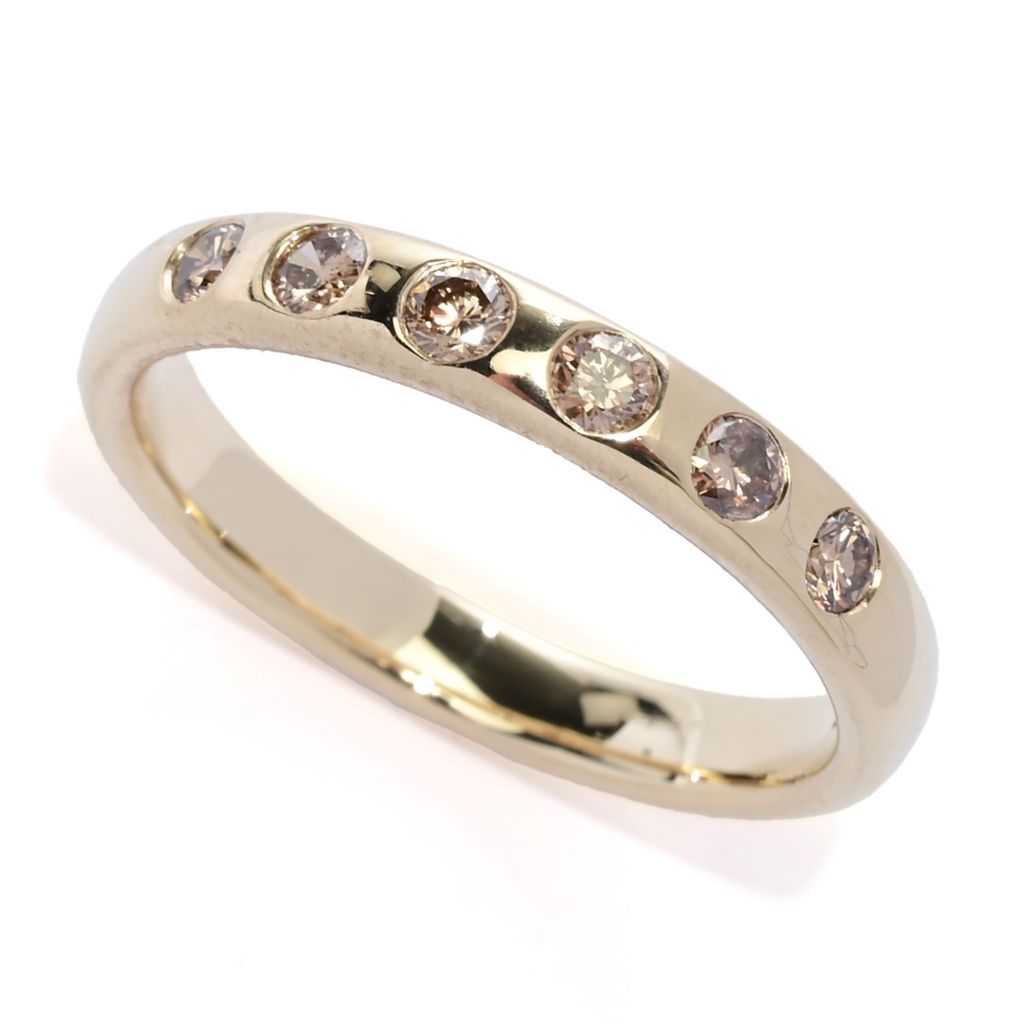 gems-of-distinction-14k-gold-0-27ctw-champagne-diamond-burnished-ring