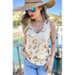 Amoli - Women's Leopard Knit Tank Top
