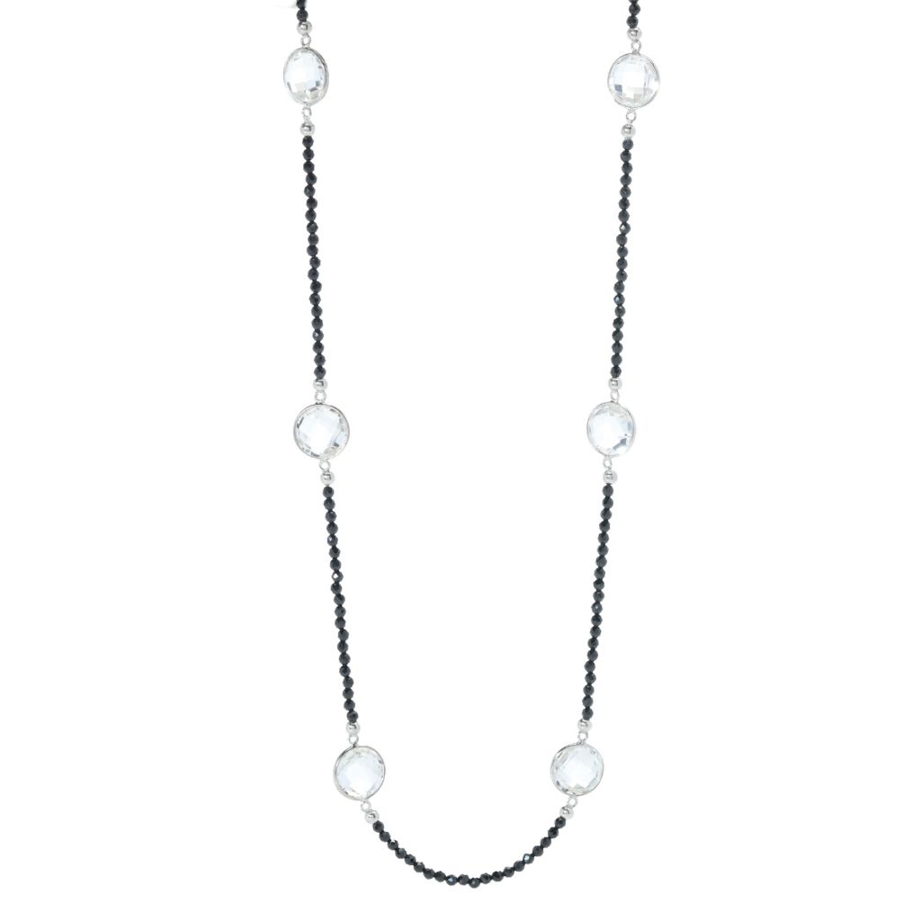 platinum-plated-37-50ctw-white-topaz-black-spinel-necklace