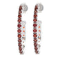 platinum-plated-polished-choice-of-gemstone-1-hoop-earrings
