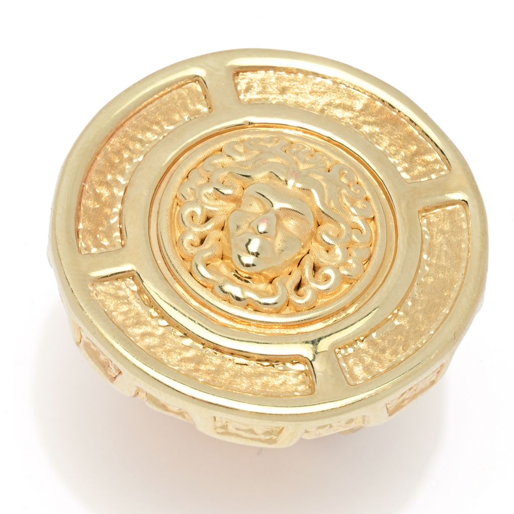 graziella-23k-gold-plated-electroform-medusa-coin-ring