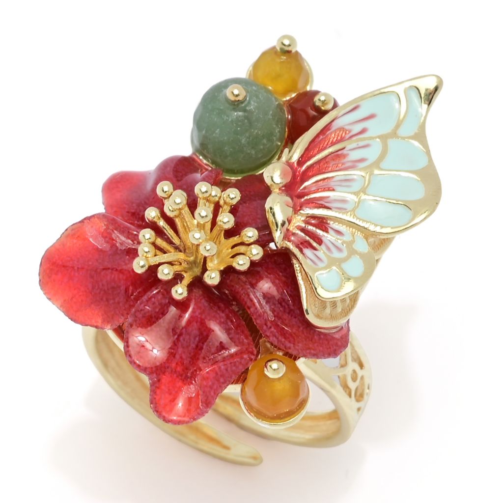 graziella-23k-gold-plated-carved-resin-quartz-butterfly-flower-ring