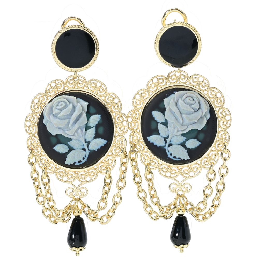 graziella-23k-gold-plated-carved-rose-black-onyx-drop-earrings