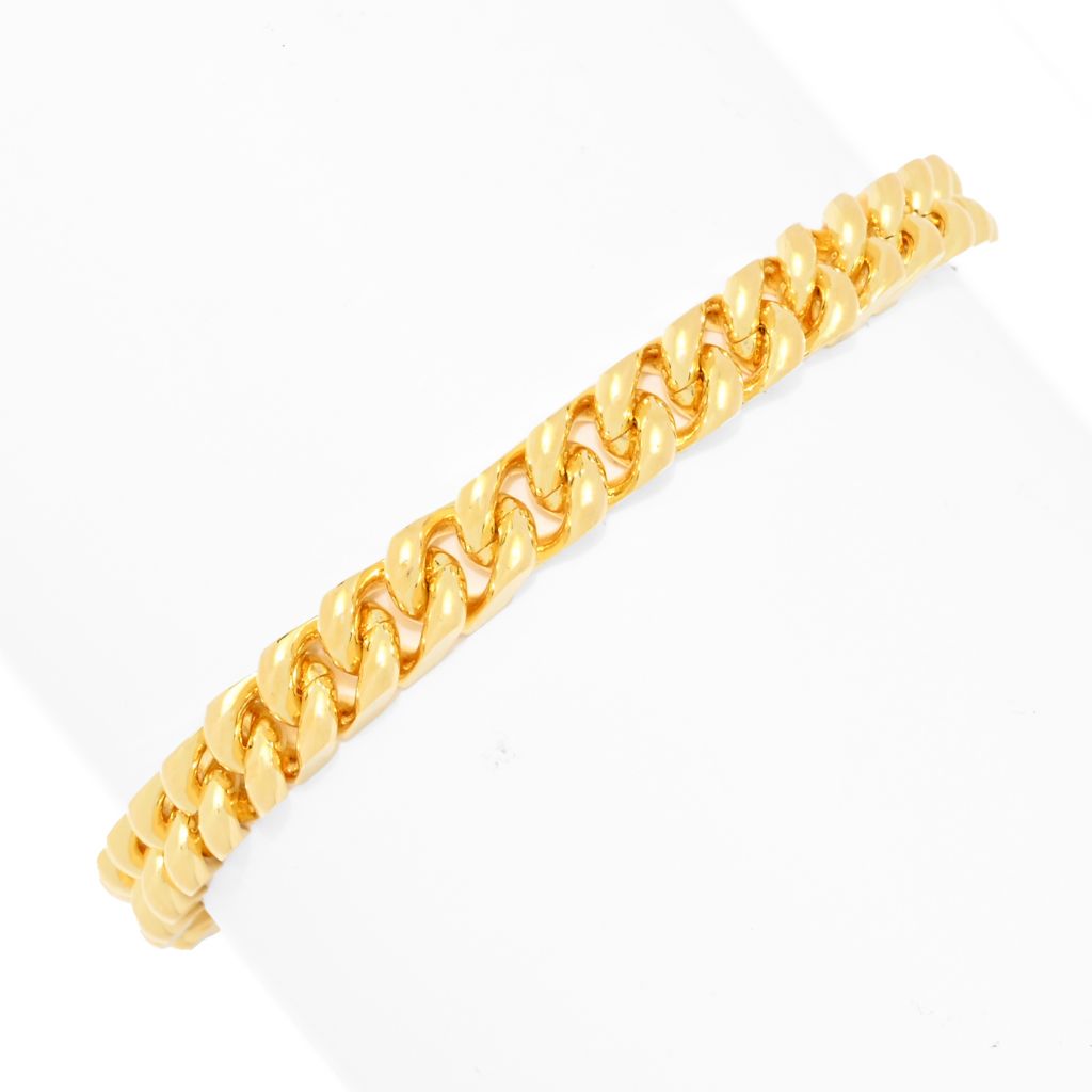 toscana-italiana-18k-gold-plated-reversible-polished-curb-link-bracelet