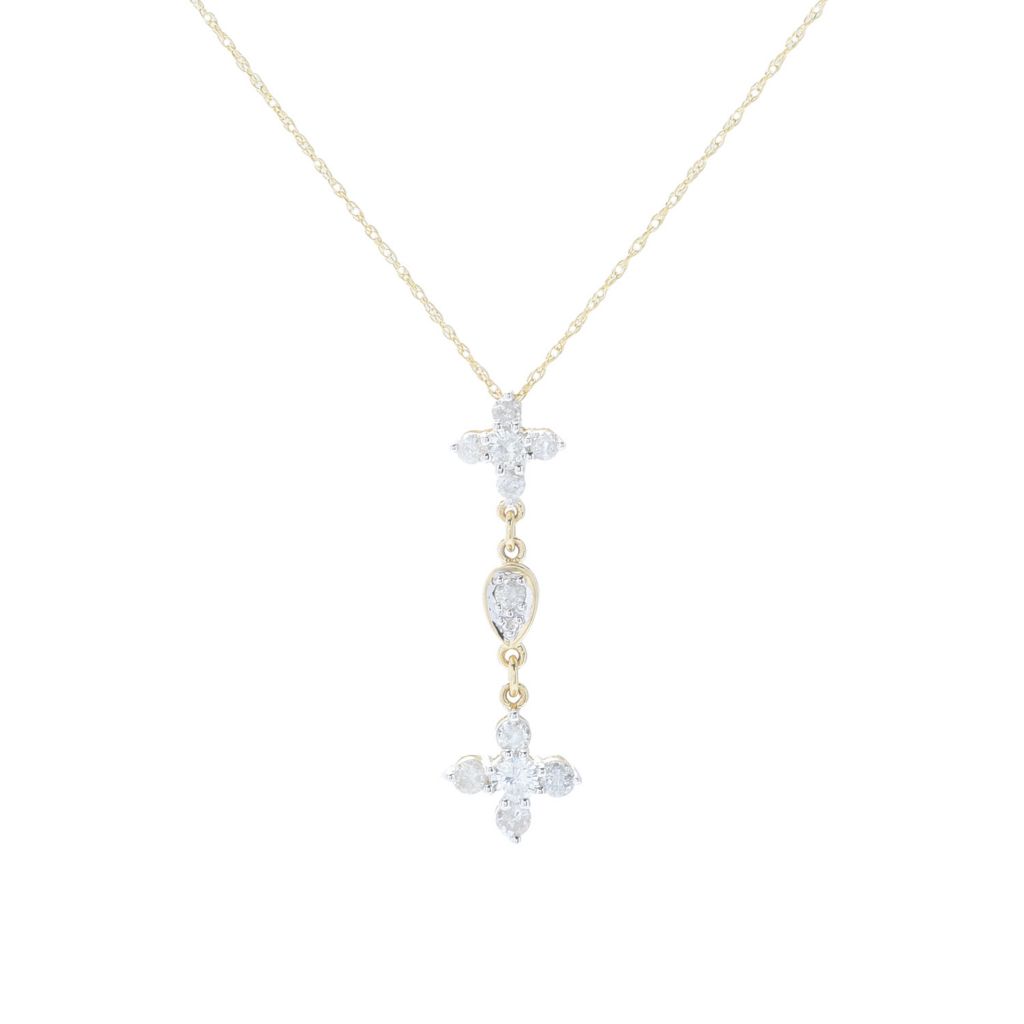 14k-gold-polished-0-58ctw-diamond-pendant-w-18-chain-2-1-grams