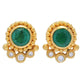cevherun-24k-gold-choice-of-precious-gem-diamond-accent-stud-earrings