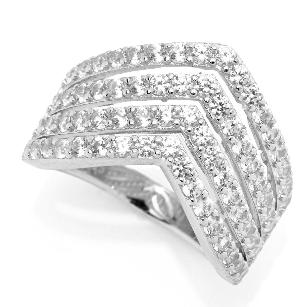 platinum-plated-hollywood-2-44ctw-white-zircon-multi-row-chevron-ring