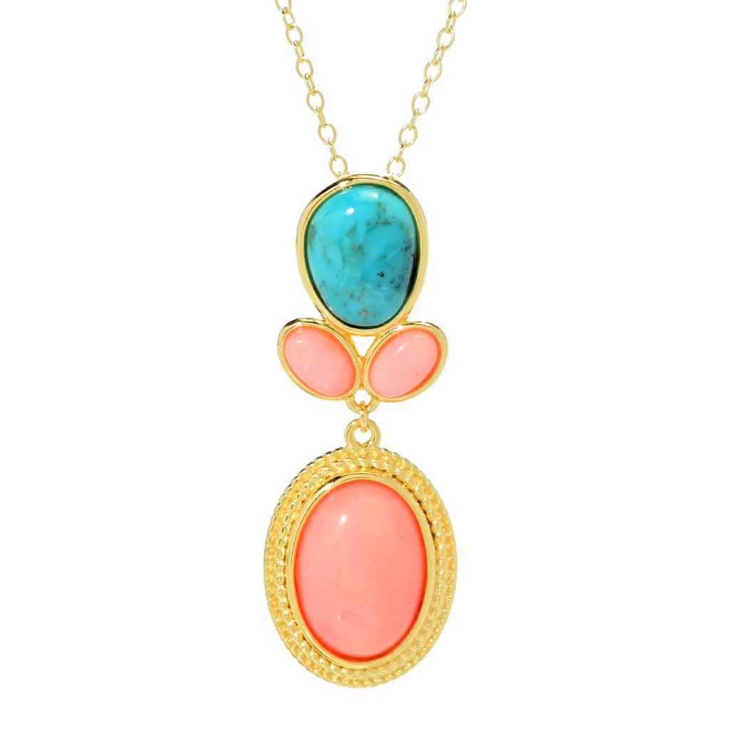 elemental-gems-salmon-coral-blue-mohave-turquoise-pendant-w-chain