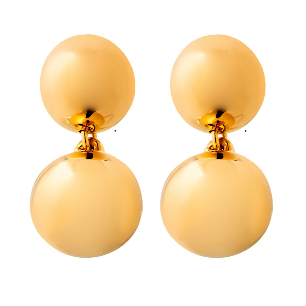 toscana-italiana-18k-gold-plated-electroform-double-bead-drop-earrings