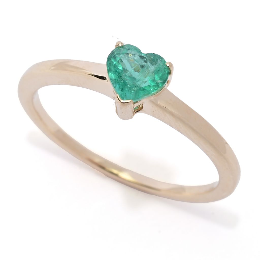 gem-treasures-14k-gold-5mm-heart-shape-zambian-emerald-solitaire-ring