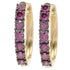 diamond-treasures-14k-gold-0-70ctw-fancy-purple-diamond-hoop-earrings