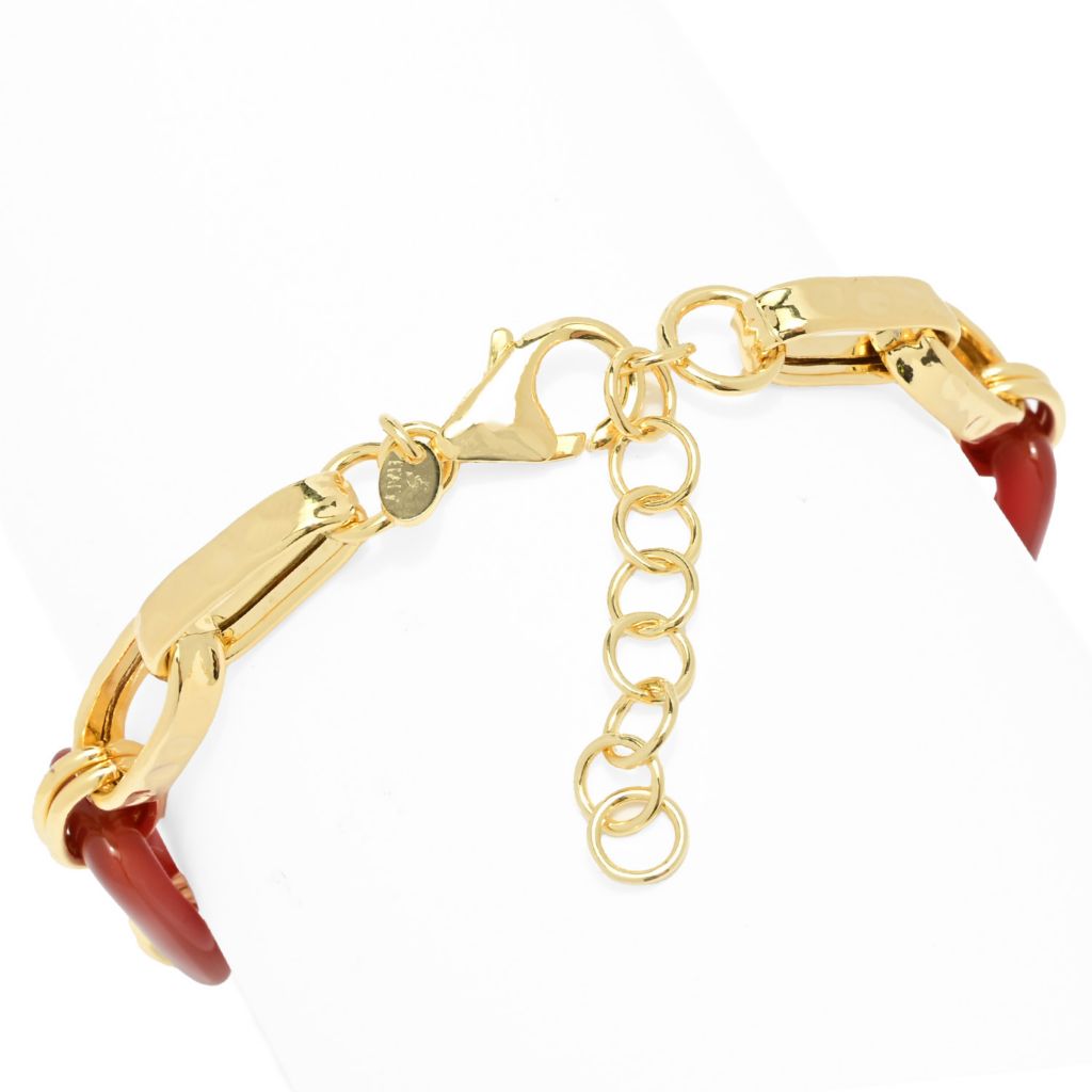 toscana-italiana-18k-gold-plated-acqua-bagnata-choice-of-gem-paperclip-bracelet
