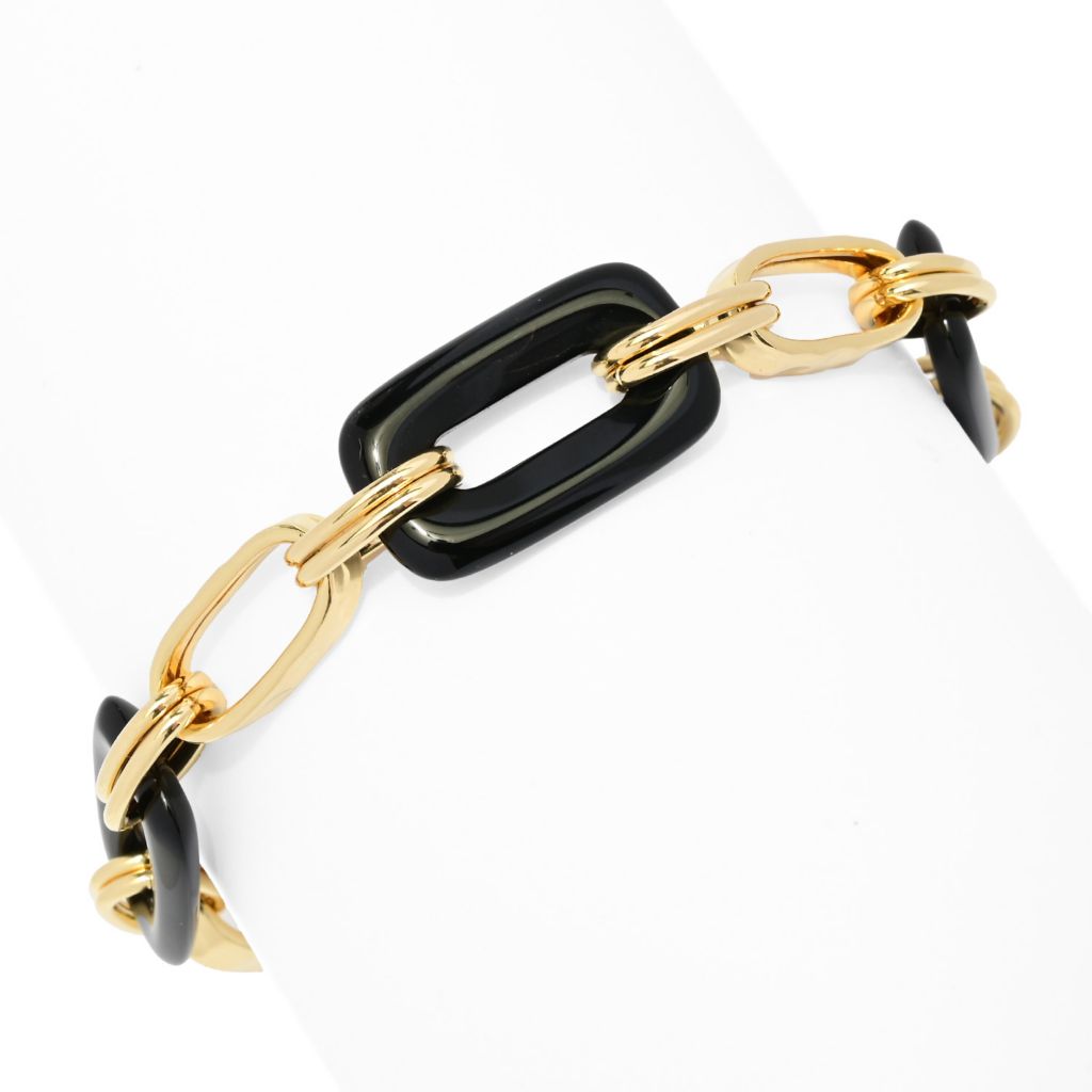 toscana-italiana-18k-gold-plated-acqua-bagnata-choice-of-gem-paperclip-bracelet