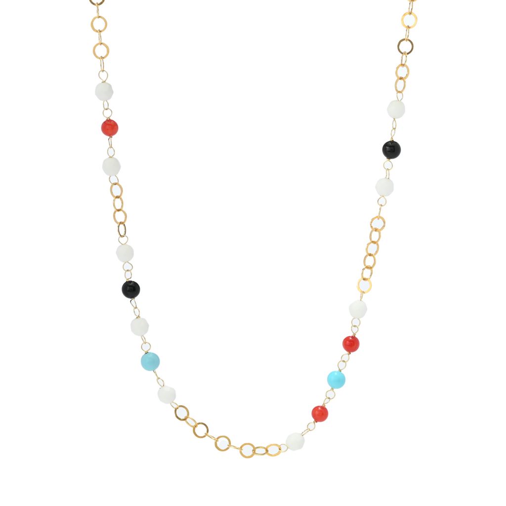 bello-italiano-18k-gold-plated-multi-gemstone-station-necklace