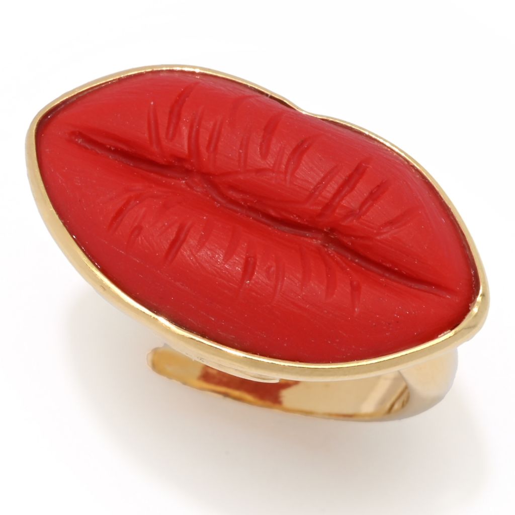 bello-italiano-18k-gold-plated-rossetto-red-coral-lips-ring