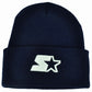 Starter Knit Beanie Cuffed High Horses Dee Ricky Navy Blue Toque Winter Skully