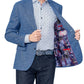 7 Downie St. - Dixon Blue Semi-Solid Blazer
