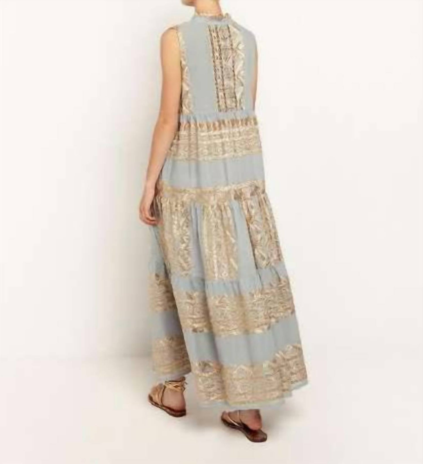 Greek Archaic Kori - Ava Sleevless Maxi Dress