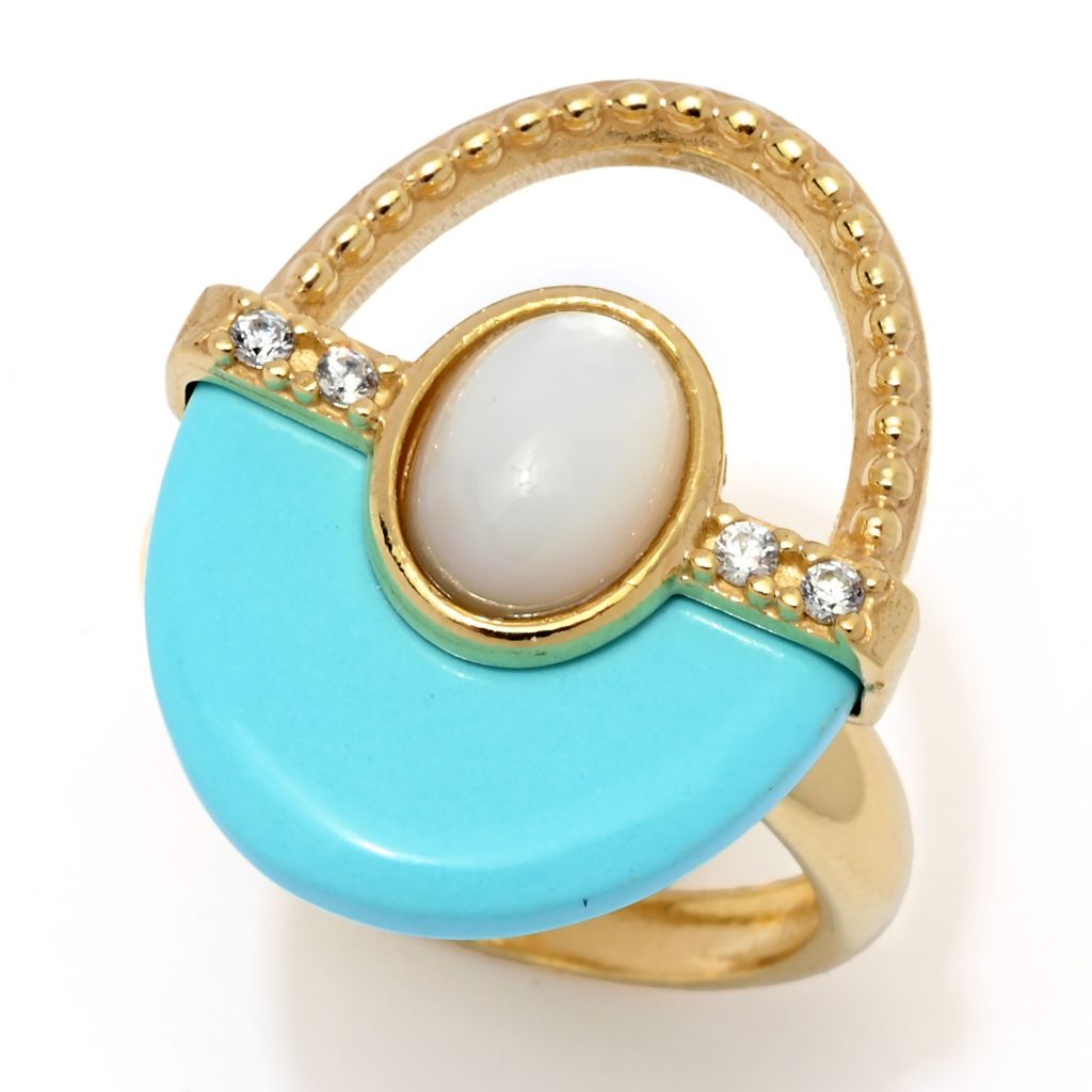 gaetano-vitiello-hollywood-turquoise-mother-of-pearl-openwork-ring