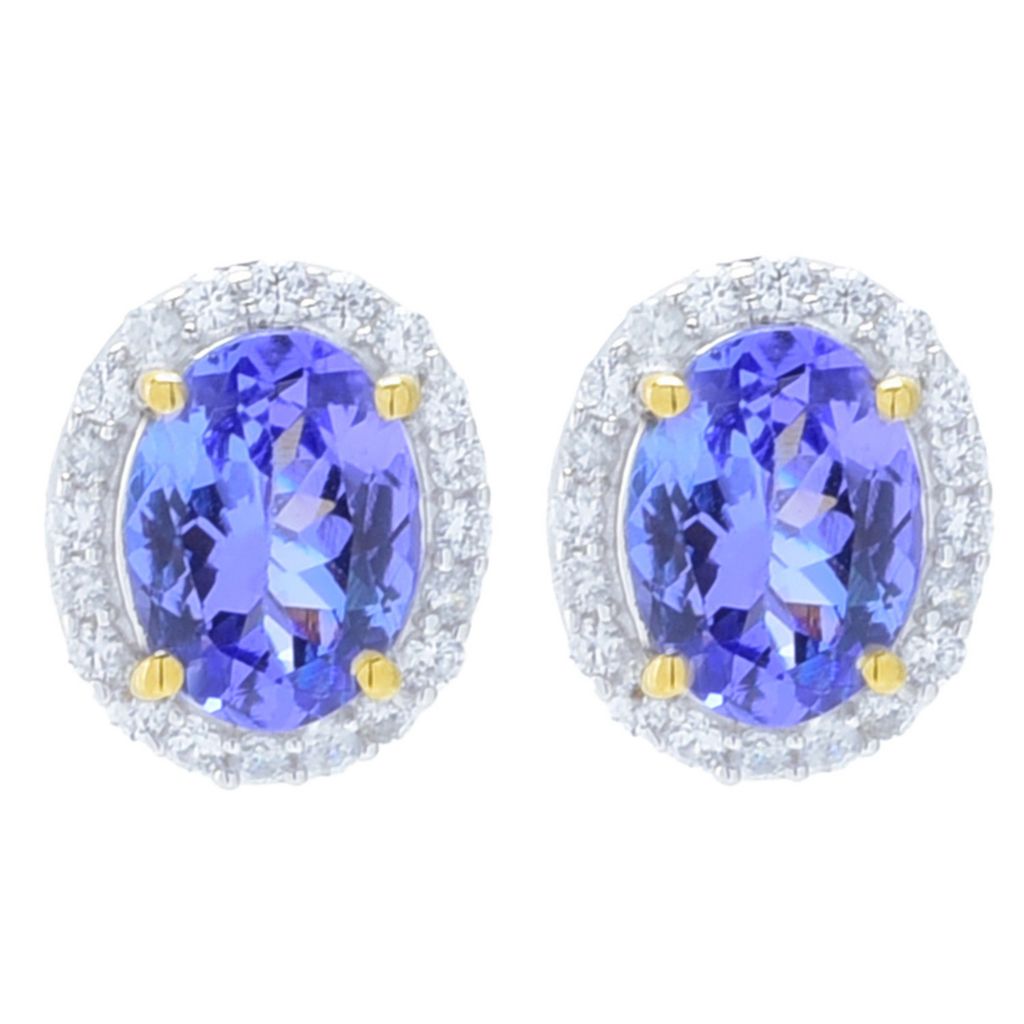 gem-treasures-3-08ctw-oval-tanzanite-zircon-halo-stud-earrings