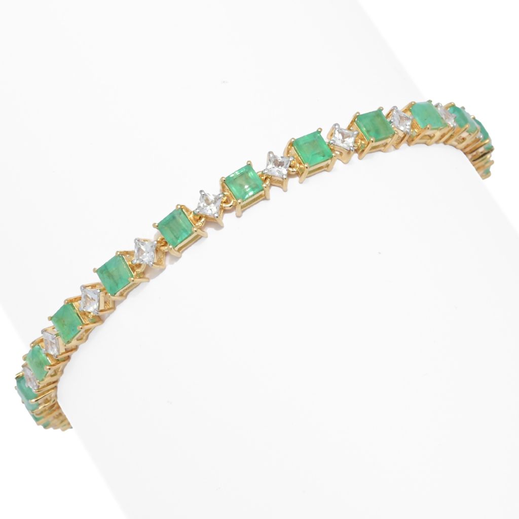 gem-treasures-18k-vermeil-8-47ctw-brazilian-emerald-zircon-bracelet