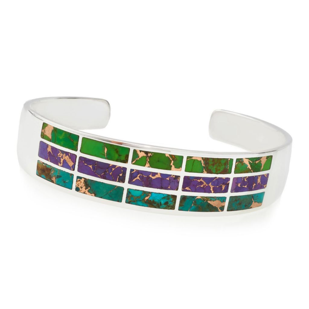southwest-elements-sterling-silver-colors-of-mohave-turquoise-bracelet