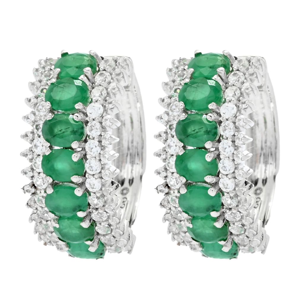 cocci-collection-3-30ctw-brazilian-sakota-emerald-zircon-hoop-earrings