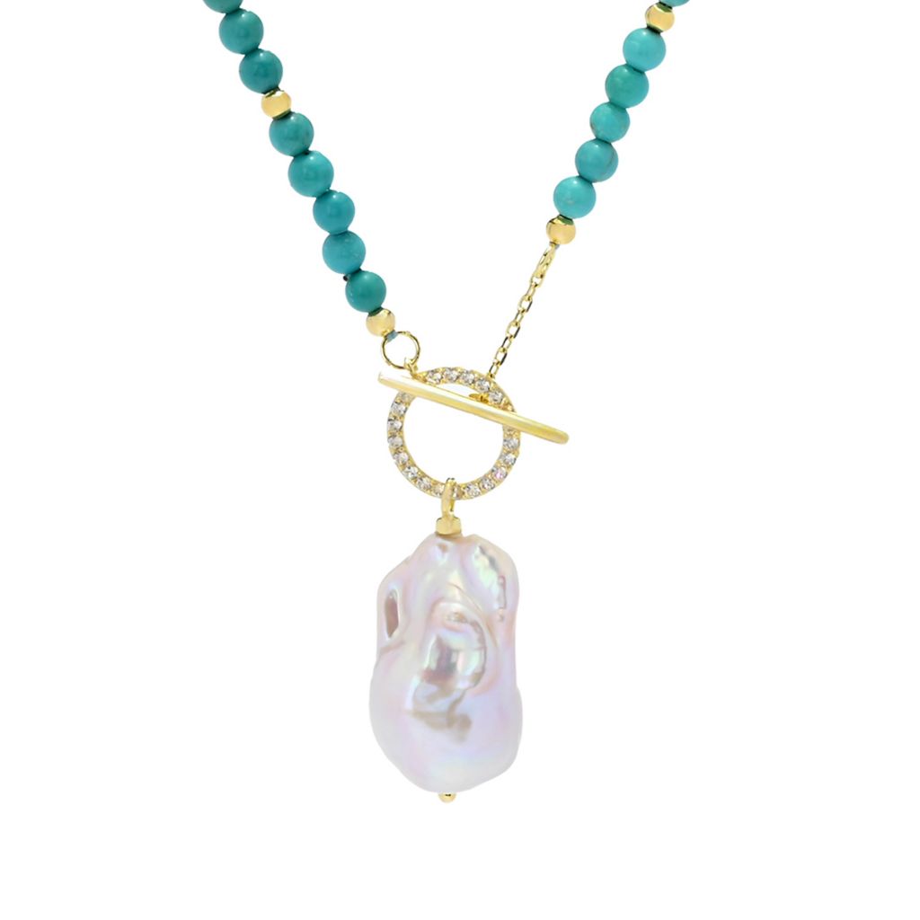 18k-gold-plated-25x15mm-baroque-cultured-pearl-turquoise-zircon-necklace