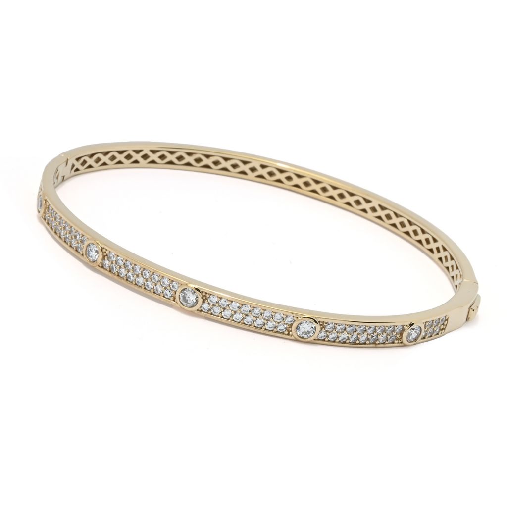 brilliante-choice-of-plating-simulated-diamond-station-bangle-bracelet