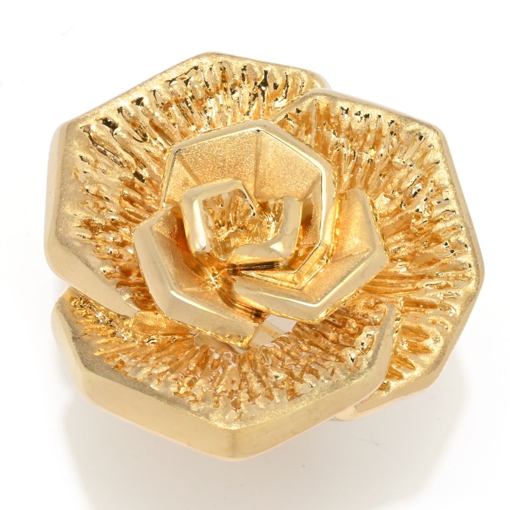 graziella-23k-gold-plated-electroform-rose-ring