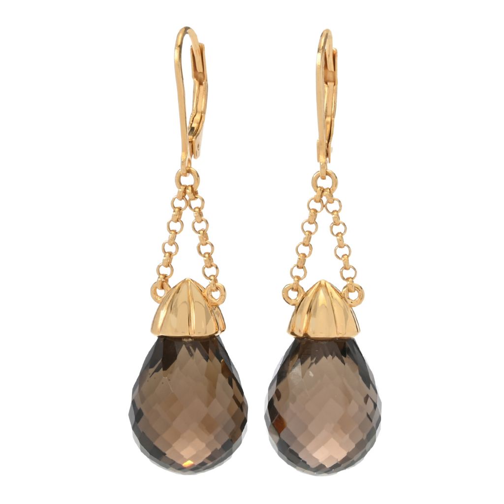 muse-choice-of-18x13mm-faceted-briolette-gemstone-chain-drop-earrings