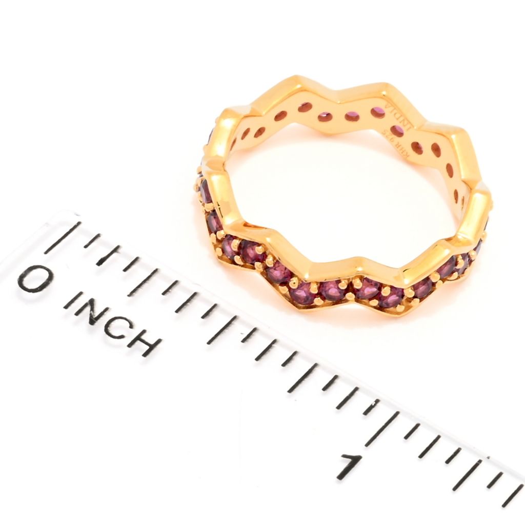 muse-18k-gold-plated-polished-choice-of-gemstone-chevron-stack-band-ring