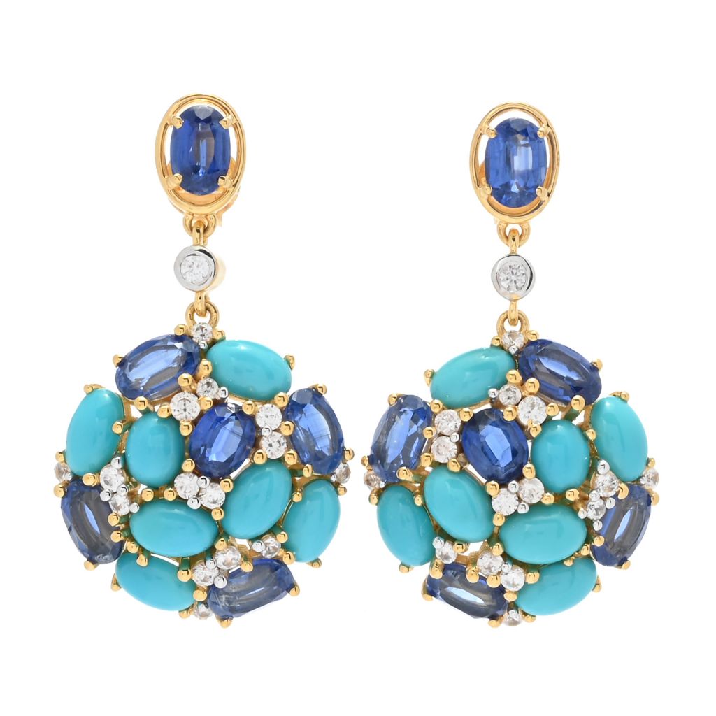 muse-18k-vermeil-sleeping-beauty-turquoise-kyanite-zircon-cluster-earrings