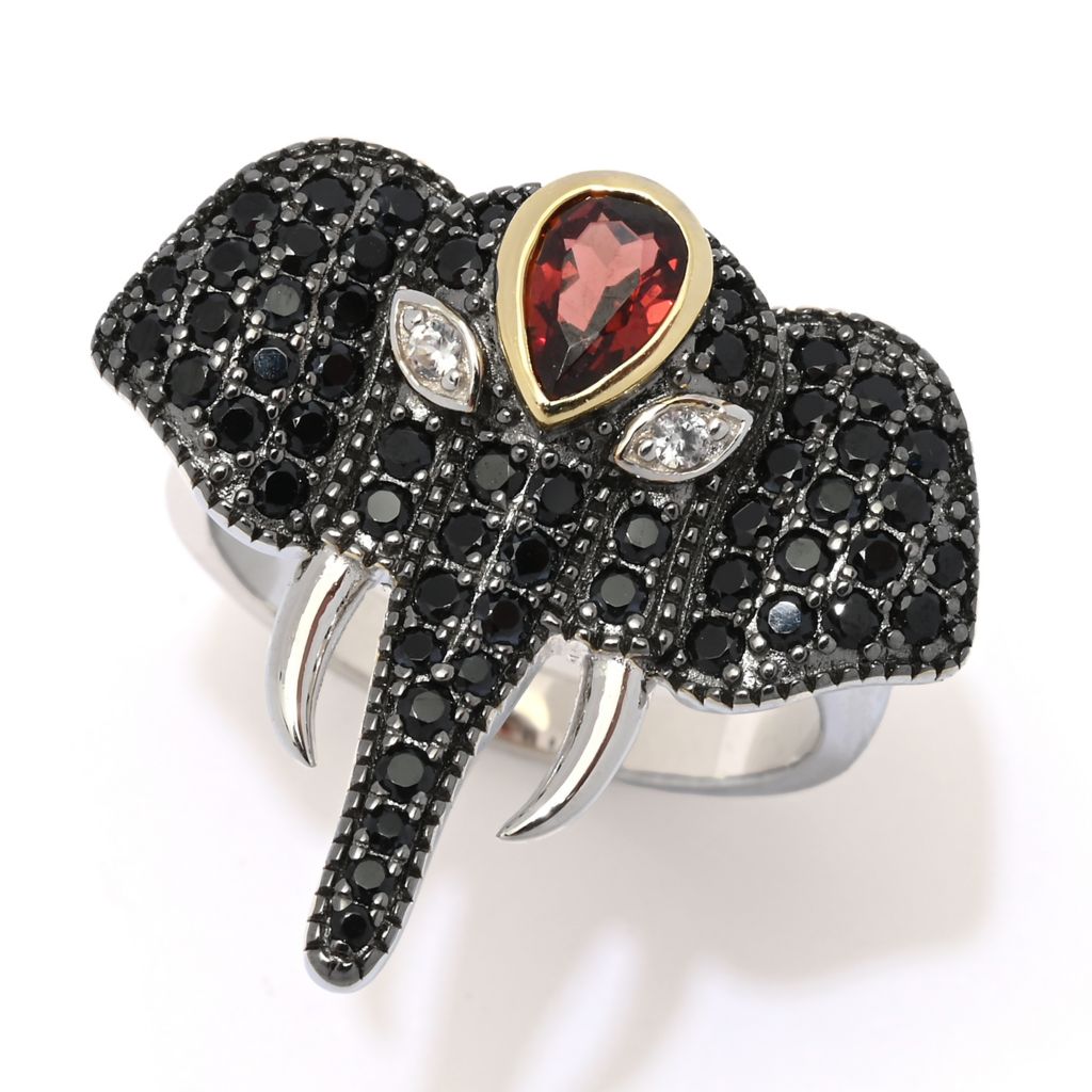 18k-gold-plated-platinum-plated-1-52ctw-garnet-black-spinel-elephant-ring