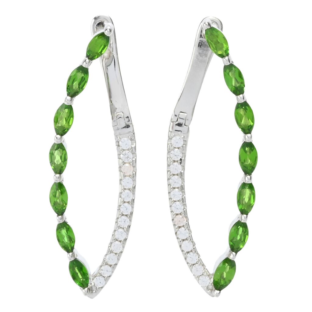 claire-vessot-designs-choice-of-exotic-gem-marquise-shape-hoop-earrings