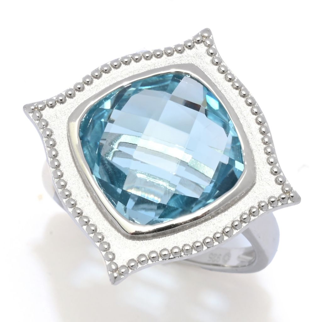 claire-vessot-designs-choice-of-gemstone-12mm-checkerboard-cut-satin-finish-ring
