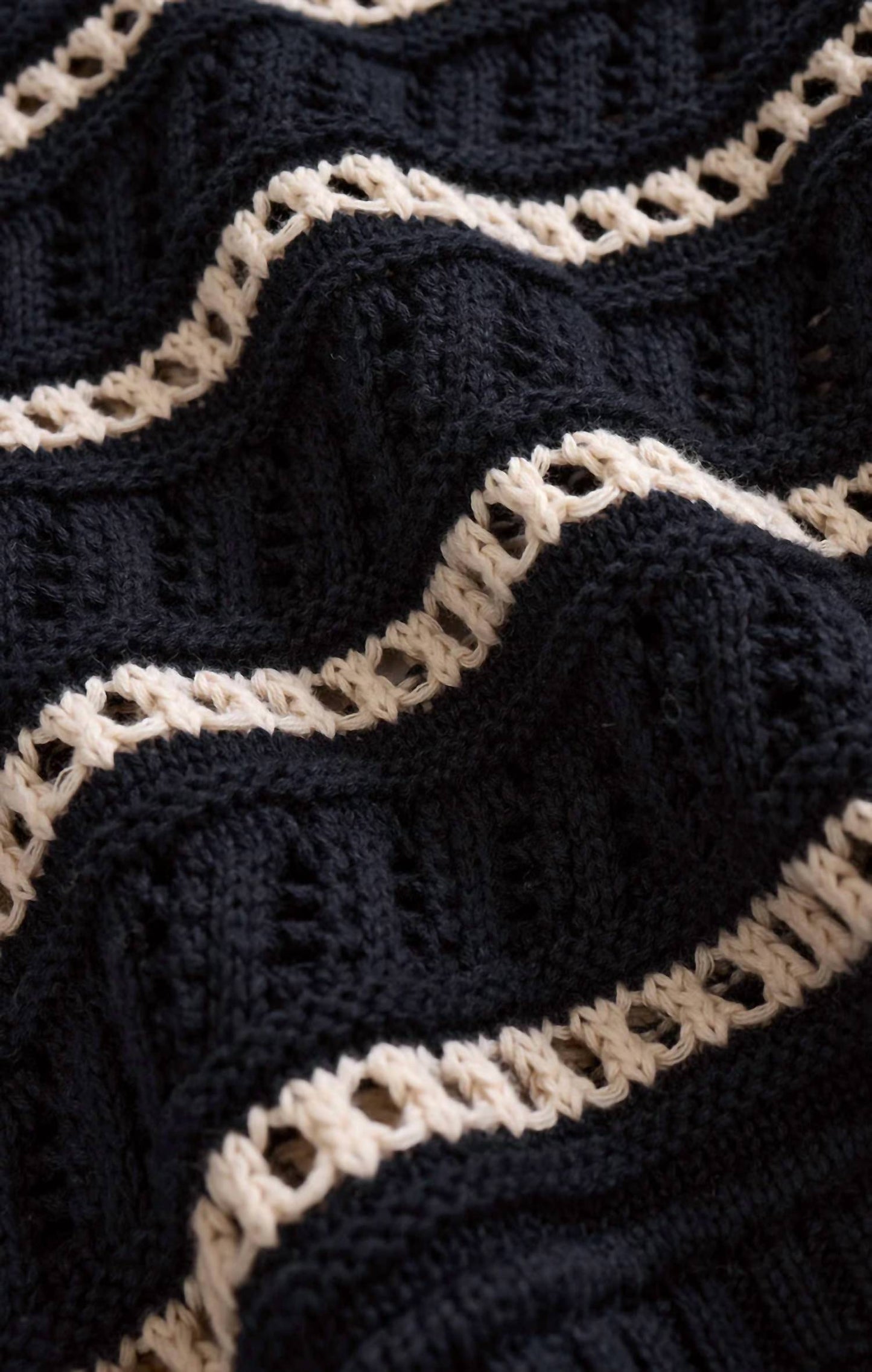 Z Supply - Estero Stripe Cropped Sweater