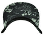 Cali California All Over Hawaiian Floral Hat Cap Nylon Snapback BLK White Palms