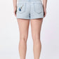 Dear John Denim - Carrie Embroidered Floral Detailing Shorts