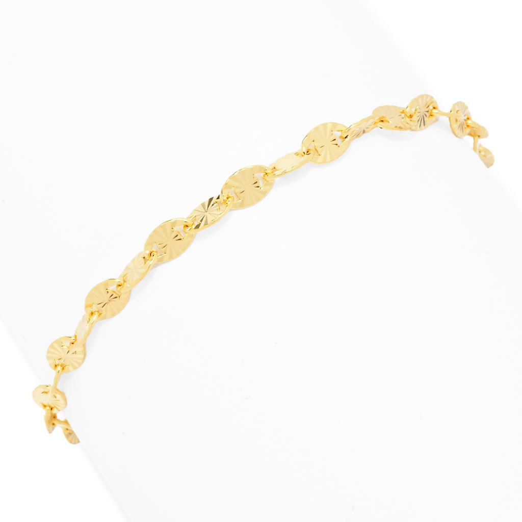 toscana-italiana-choice-of-plating-size-diamond-cut-stellata-link-bracelet